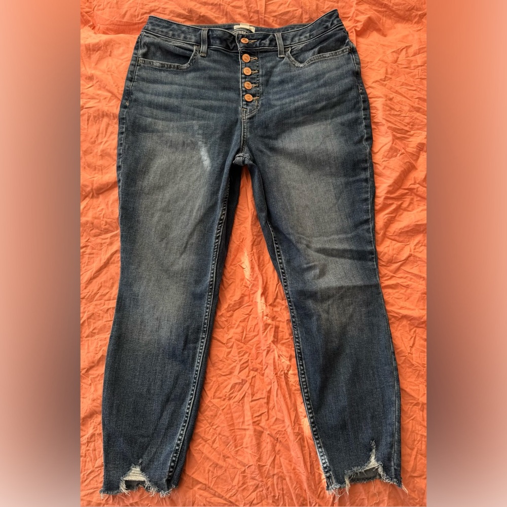 Maurices Dark Wash Skinny Jeans